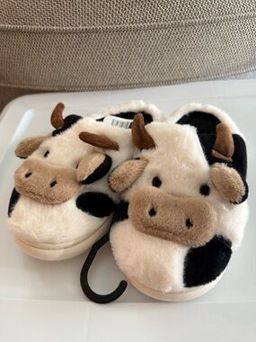Cow Plush Slippers
